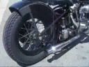 `40`s style Harley bobber kick start, The BEST SOUND, part 1/4. Csöbi Gábor