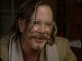 Actor Mickey Rourke talks with Serena Altschul about the first time he met director Darren Aronofsky. Aronofsky confronted Rourke about his bad-boy reputation before giving Rourke the starring role in 