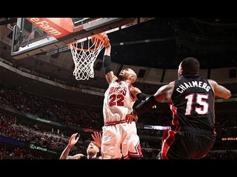 Video: Jimmy Butler's Defense Leads to the HUGE Taj Gibson Slam