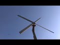 WIND HANDCRAFTED BLADE TURBINE WINDMILL ALTERNATIVE GREEN