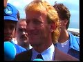 WM 1990: Empfang der Weltmeister am Flughafen