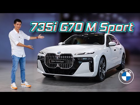 Trên tay BMW 735i G70 M Sport hoàn toàn mới: Nội thất da Merino, ngoại hình bắt mắt và khác biệt