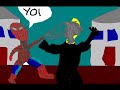 Spiderman in MS paint with mouse