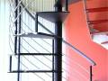 Scala a chiocciola Mod  Metal C inox L - Scale nilur - www nilur it