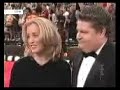 felicity huffman and greg baker are being interviewed on the red carpet of the sags 2000. that year sports night was nominated for 