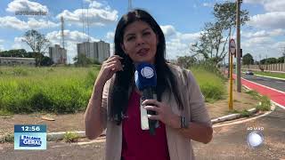 Incêndio em Bauru: terreno no Jardim Terra Branca em chamas