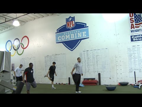 NFL Combine - A quick peek at the California Strength 2013 NFL Combine Training class, which features: Stanford TE Zach Ertz Oregon LB Kiko Alonso Utah CB Ryan Lacy USC S ...
