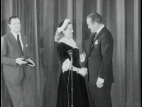 Mankiewicz - Bette Davis and Joseph Mankiewicz win LOOK Awards Has a little cute banter between Bette Davis and Bob Hope.