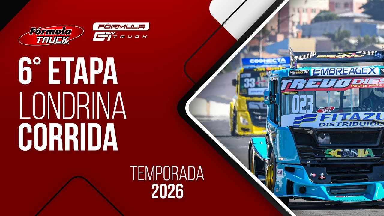 FÓRMULA TRUCK 6º ETAPA | LONDRINA - PR - CORRIDA  - 2026