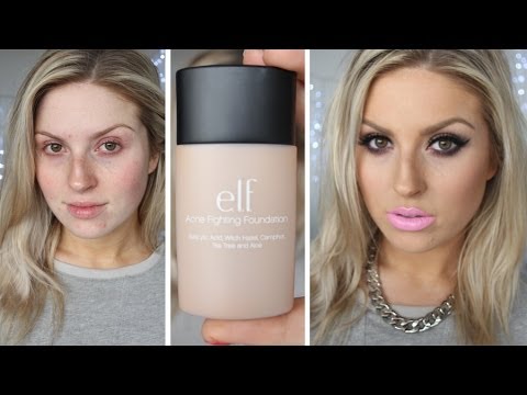 First Impression Review ♡ ELF Studio Acne Fighting Foundation!