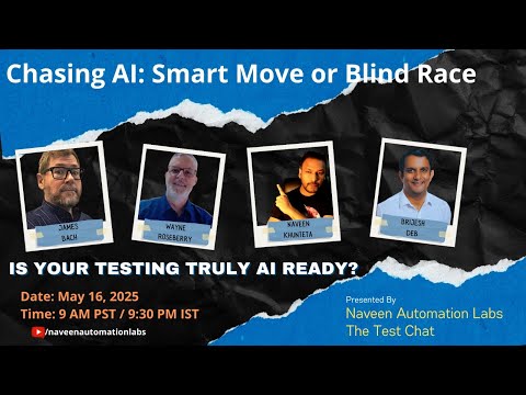 Chasing AI or a blind race? Will AI replace testers?