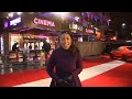 hollywood a-lister and kick-ass producer shows up for the film's european premiere. submit your videos at itn.co.uk . follow us on twitter at twitter.com .