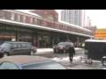 Barack Obama in the Byward Market, Ottawa, Canada, after buying a beavertail