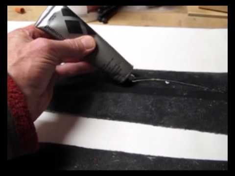 Stick'em Up - How to touch up your climbing skins with BD Gold Label glue