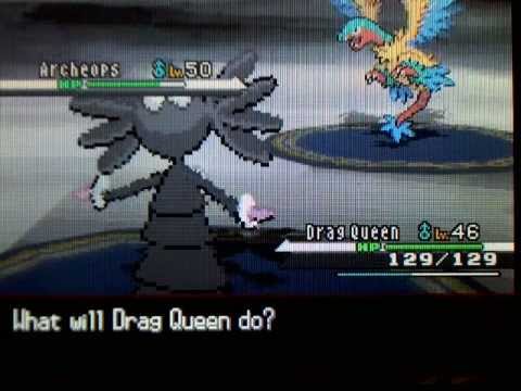 Lueroi - We face off with Team Plasma's King, N, on top of the castle. N's Team: Zekrom -- Black Only (weak to ground, ice, dragon) -Fusion Bolt -Zen Headbutt -Giga I...