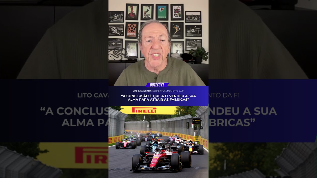 "F1 VENDEU A ALMA PARA ATRAIR FABRICANTES", DIZ LITO CAVALCANTI