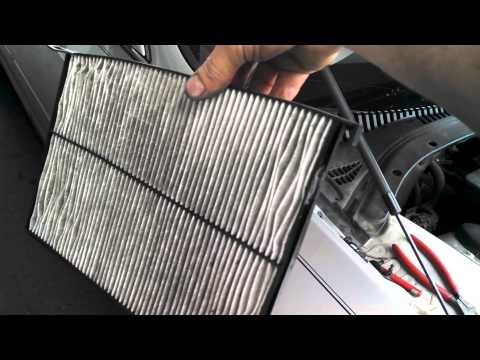 Cabin air filter replacement 2002 Lincoln LS   A/C Filter Install Remove Replace