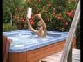 Jacuzzi in de achtertuin