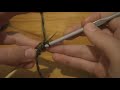 Montar puntos con aguja de crochet Montar puntos con aguja de crochet