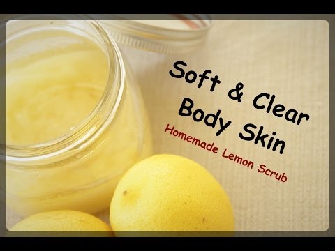 how to scrub a lemon