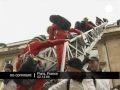 Greenpeace activists place banner on French National Assembly