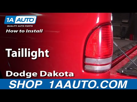 How To Install Replace Taillight Dodge Dakota 97-04 – 1AAuto.com