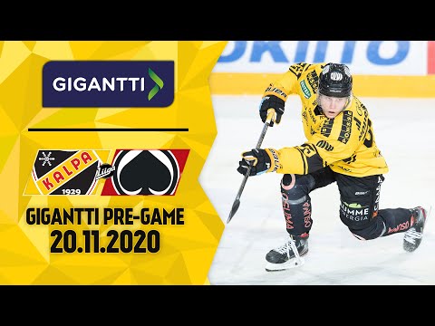 Gigantti Pre-game I KalPa - Ässät, 20.11.2020 I Kim Nousiainen