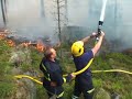 Hehtaari maastoa paloi Loviisan Harmaakalliolla 21.5.2008