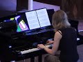 for the offeratory selection pianist megan vamos performs 