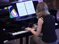 for the offeratory selection pianist megan vamos performs 
