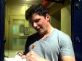 Nigel Harman at the stage door of Shrek the Musical