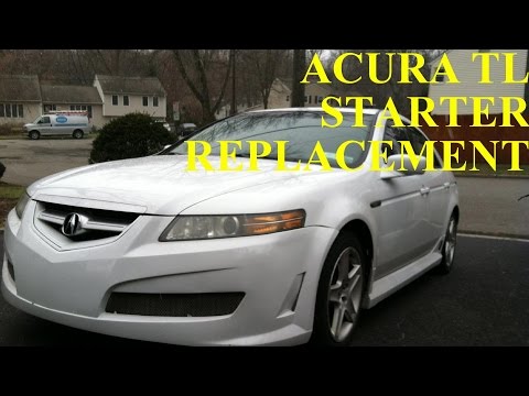 Acura TL Starter Replacement with Basic Hand Tools HD