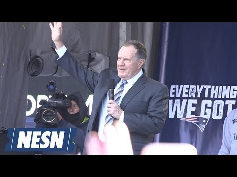 Video: Bill Belichick, Robert Kraft Speeches At Patriots Super Bowl 53 Rally