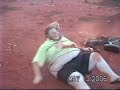 my fat friend falls on a moped