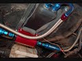 Mustang rollcage,seat and thru floor sub frame install