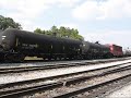 CSX freight Q541 meets grain train at Elizabeth