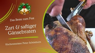Gänsebraten von der Brandenburger Freilandgans