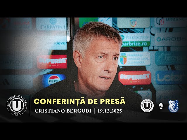 🎙 CONFERINȚĂ DE PRESĂ | Cristiano Bergodi: „Trebuie să înțelegem că acest meci e foarte important”