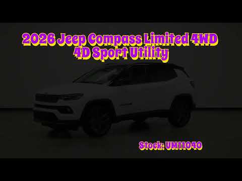 Used 2026 Bright White Clearcoat Jeep Limited image 1