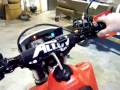 Vanpelt oil flow sensor with light
