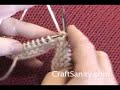 Continental knitting demo