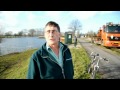 Hoogwater van de Maas in Gennep