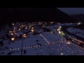 【とある空撮録】美山かやぶきの里 雪灯廊 西灯里