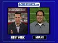http://www.cbssports.com
who's going to be the first pick in people's fantasy drafts next year? dave richard and jason horowitz discuss whether it could be a quarterback for once.
