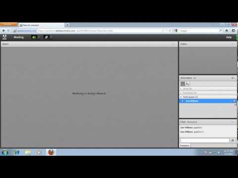 video-linktoworks-Adobe Connect - How to attend a meeting