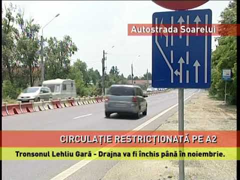 Tronsonul Lehliu Gară - Drajna va fi închis până în noiembrie