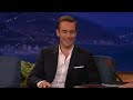 a discussion of butt-related topics gets so hot, it triggers actual alarm bells! more conan @ http://teamcoco.com/video.
