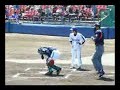 ナゴヤ球場でのウエスタンリーグのサーパス戦。小松投手から中二。