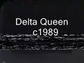 the delta queen departs from vicksburg, ms. in the summer of 1989.