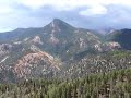 Colorado springs from the Top of the manitou incline Colorado springs from the Top of the manitou incline